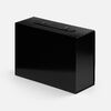 черный  34,5x24x12,5 см; внутренний размер: 32,5x23,2x11,5 см