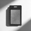 черный  6,4 х 10,5 х 0,2 см, прозрачное окошко 5 х 7,6