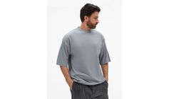 Футболка унисекс T1, серая, размер XL/XXL