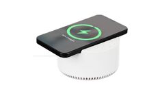 Bluetooth-колонка с беспроводной зарядкой relaxTime, белая