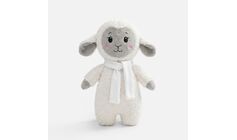 Мягкая игрушка Beastie Toys, овечка с белым шарфом