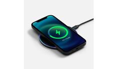 Беспроводное зарядное устройство с подсветкой Lightcore, черное