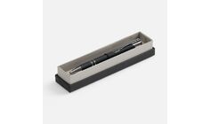 Ручка шариковая Keskus Soft Touch в футляре, черная