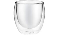 Стакан с двойными стенками Glass Bubble, бесцветный