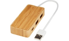 USB-концентратор Tapas из бамбука, натуральный