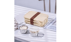 Ланч-бокс Meal из бамбукового волокна, бежевый