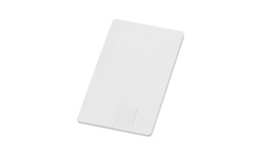 Флеш-карта USB 2.0 16 Gb в виде пластиковой карты "Card", белый