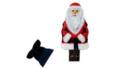 USB-флешка на 4 Гб Дед Мороз Santa под нанесение, белый