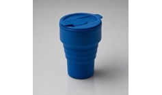 Силиконовый складной стакан "GoCup", индиго