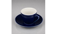 Чайная пара базовой формы Lotos, 250мл, темно-синий