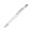 Ручка металлическая шариковая «Flowery» со стилусом и цветным зеркальным слоем, белый/зеленое яблоко