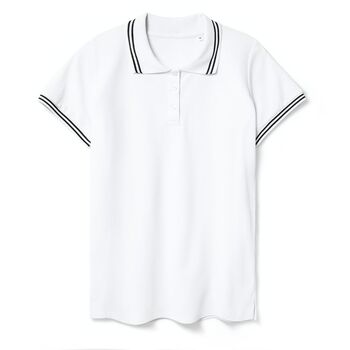 Рубашка поло женская Virma Stripes Lady, белая, размер XXL