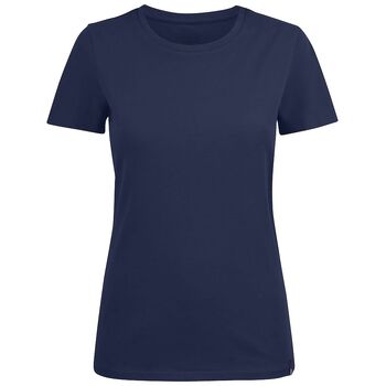 Футболка женская Ladies American U темно-синяя, размер S