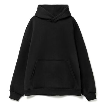 Худи Kulonga Oversize, черное, размер XL/XXL