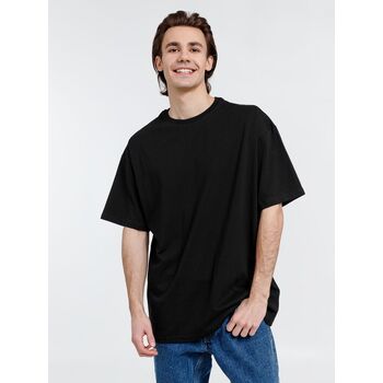Футболка оверсайз унисекс Big Haul, черная, размер M