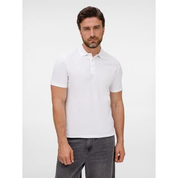 Рубашка поло унисекс Tervise, белая, размер 3XL