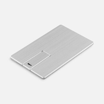Флешка Platinum Card, 32 Гб, серебристая