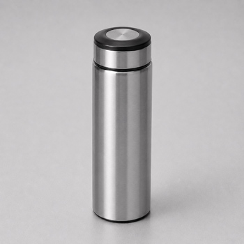 Термос «Confident Metallic» 420мл, серебристый