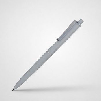 Ручка пластиковая soft-touch шариковая «Plane», серый