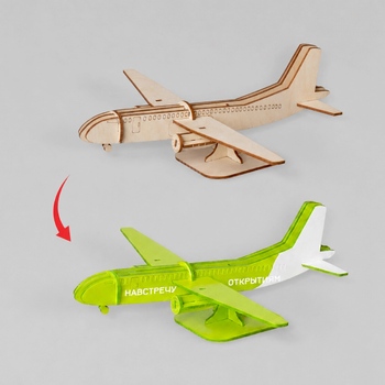 Деревянный 3d пазл 